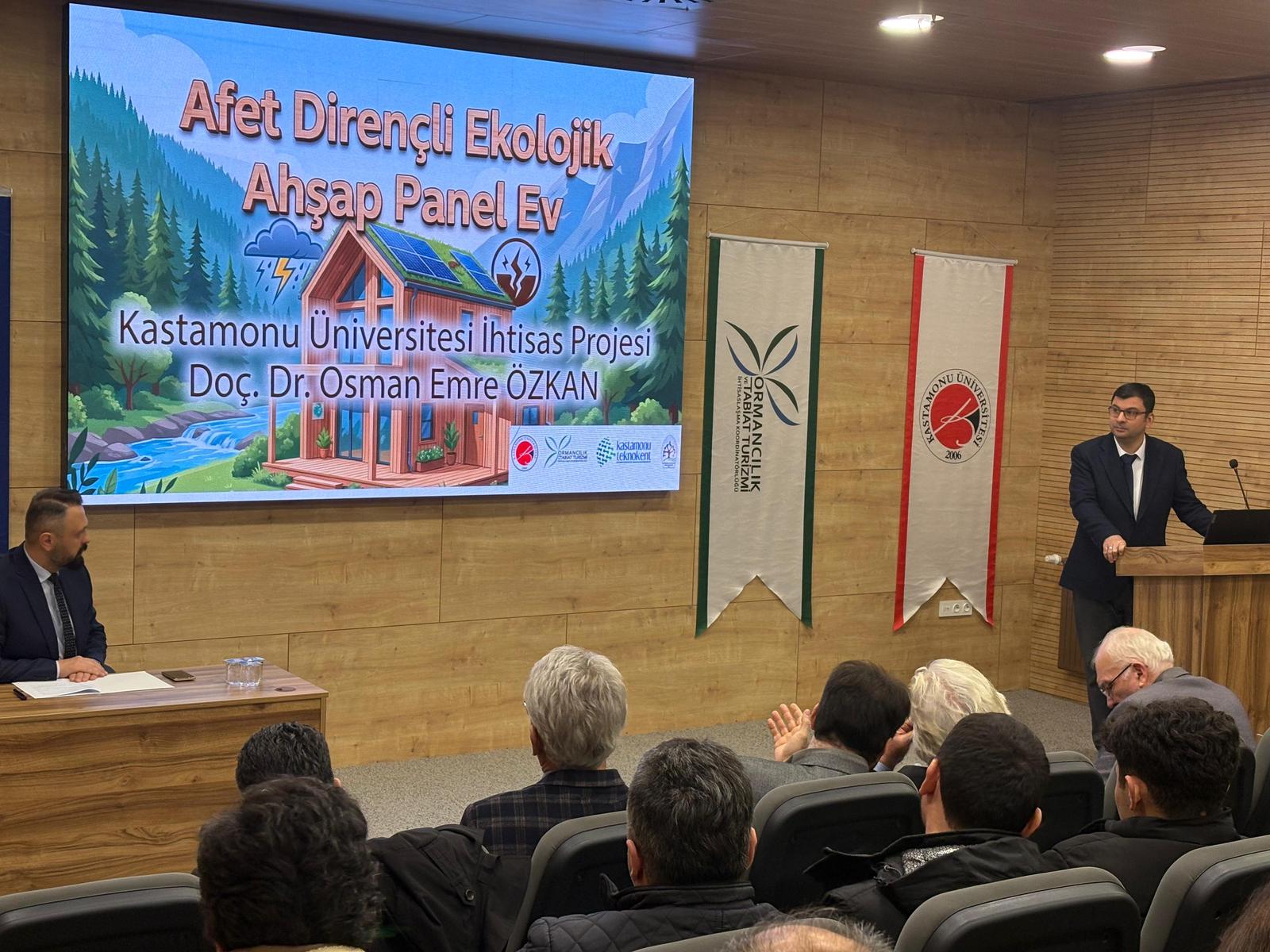 “Afet Dirençli Ekolojik Ahşap Yapılar” İsimli Panel Tamamlandı