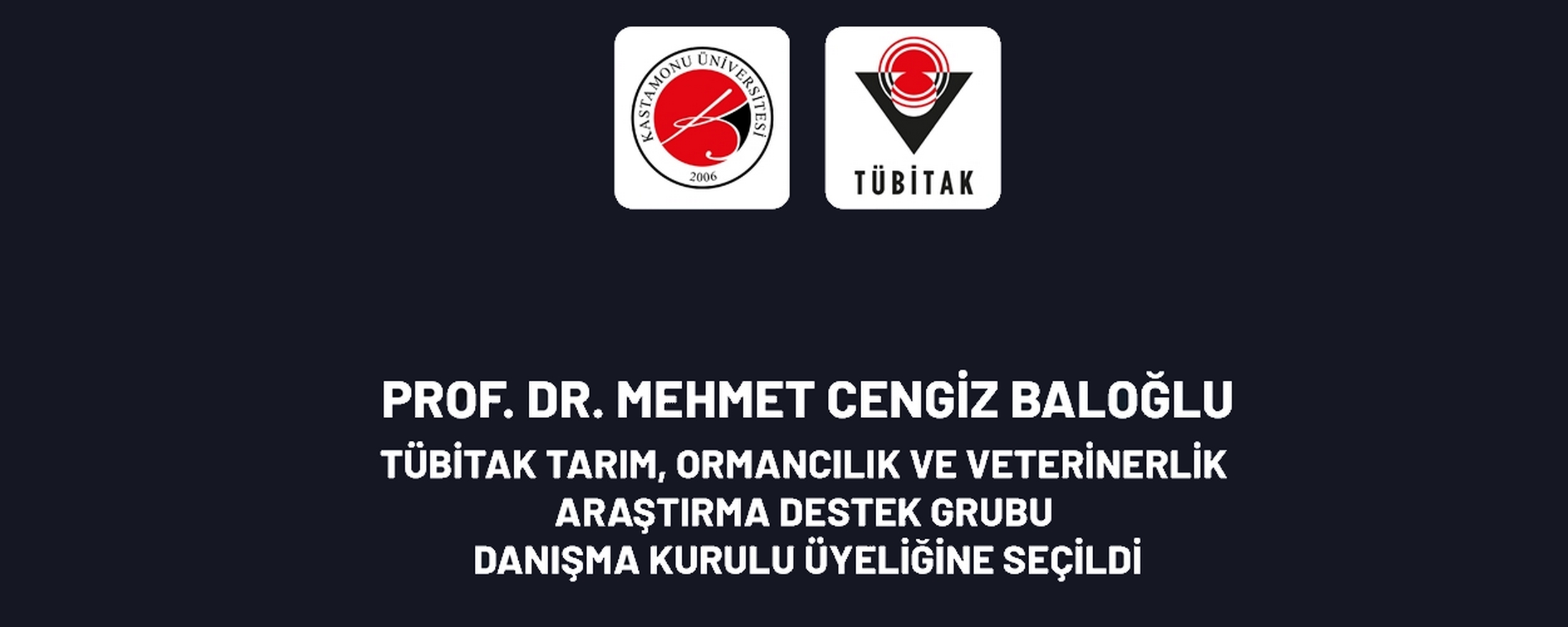 Akademisyenimiz TÜBİTAK Tarım, Ormancılık ve Veterinerlik Araştırma Destek Grubu Danışma Kurulu Üyeliğine Seçildi