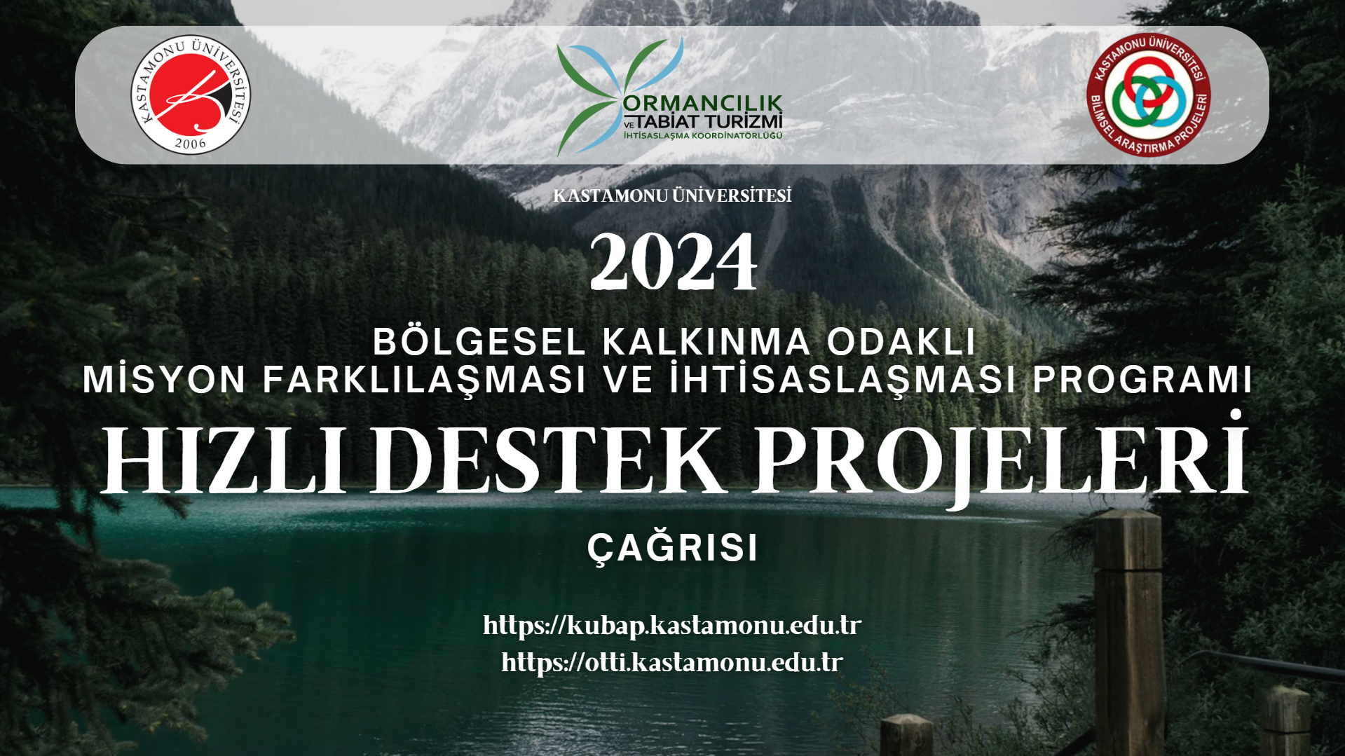 Bölgesel Kalkınma Odaklı Misyon Farklılaşması ve İhtisaslaşması Programı 2024 Yılı Hızlı Destek Proje Ön Başvuruları