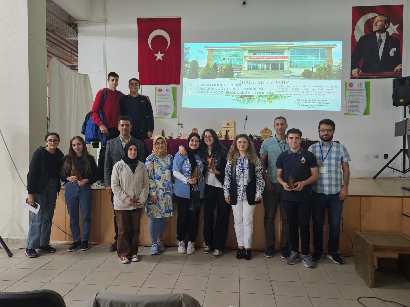 “Kastamonu Ünıversitesi Akademik Elçileri Ormancılık Bilim Alanları Temelinde Farkındalık Oluşturuyor” Konulu Sosyal Sorumluluk Projesi İlk İl Merkezli Etkinliğini Aytaç Eruz Anadolu Lisesinde Gerçekleştirilmiştir